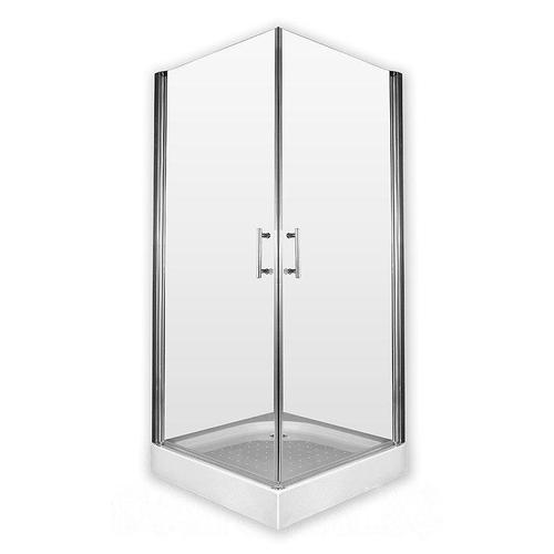 Szögletes zuhanykabin tálcával 90x90x200