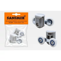 Felső görgő zuhanykabinhoz, 21 mm, dupla 2db/cs.