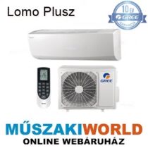 Gree Lomo Plusz 2,6 kwInverteres, wifi, Hűtő-fűtő split klíma (R32) HASZNÁLT