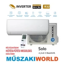 Rcool Solo 9 2,6 kW (GRAJ09B93-GRAJ09K932) Inverteres, wifi, Hűtő-fűtő, téliesíttet, split klíma (R32) Rcool Solo 9 2,6 kW (GRAJ09B93-GRAJ09K932) Inverteres, wifi, Hűtő-fűtő, téliesíttet, split klíma (R32)