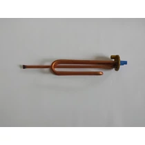 Bojler fűtőbetét 1500W sarus csatlakozású 270mm hosszú tokcsővel olasz Perla anód tartós réz bojler alkatrész gyári Bojler fűtőbetét 1500W sarus csatlakozású 270mm hosszú tokcsővel olasz Perla anód tartós réz bojler alkatrész gyári