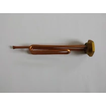 Bojler fűtőbetét 1500W menetes csatlakozású 270mm hosszú tokcsővel olasz anód tartós réz bojler alkatrész gyári Bojler fűtőbetét 1500W menetes csatlakozású 270mm hosszú tokcsővel olasz anód tartós réz bojler alkatrész gyári