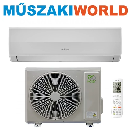 Polar Zenit 5,0 kW (50SDZ) Inverteres, wifi, Hűtő-fűtő split klíma (R32)