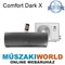 Gree Comfort Dark Pro 3,5 kw (GWH12ACCXD-K6DNA1D) Téliesíttet, inverteres, wifi, Hűtő-fűtő split klíma (R32)