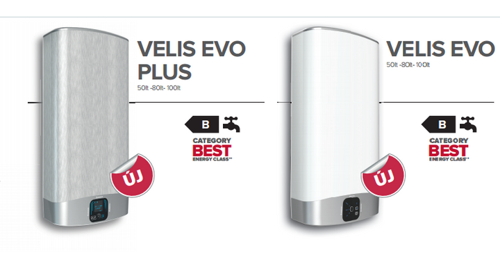 ÚJ ARISTON Velis EVO és a Velis EVO Plus.